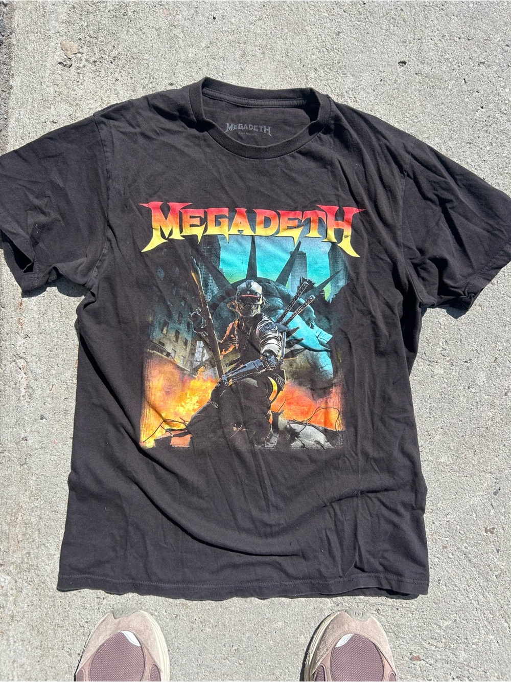 Megadeath Men’s Black Graphic Band T-Shirt